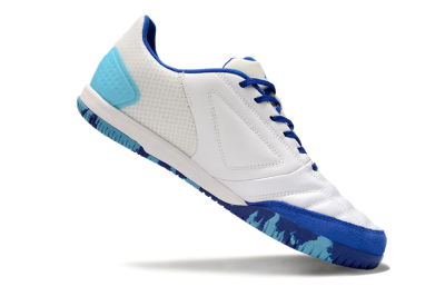 Men's Adidas Top Sala Competition IC Football Shoes - White/Blue/Beige