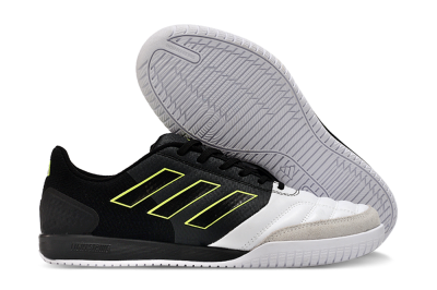 Men's Adidas Top Sala Competition IC Football Shoes - White/Black/Yellow