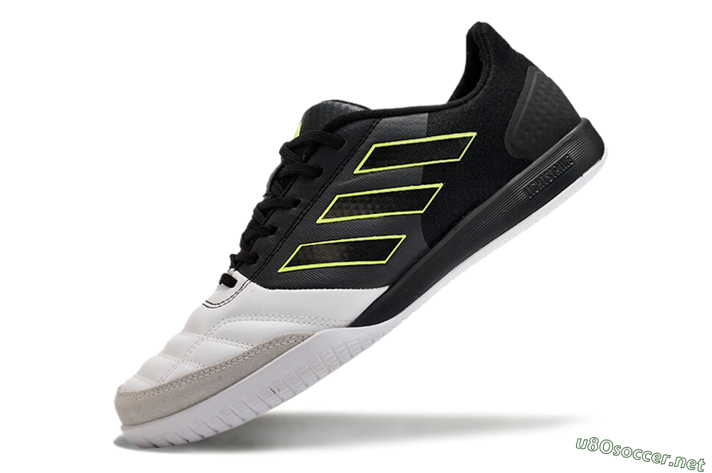 Men's Adidas Top Sala Competition IC Football Shoes - White/Black/Yellow 5