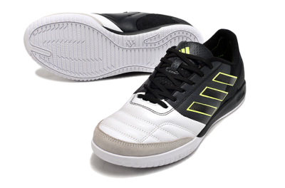 Men's Adidas Top Sala Competition IC Football Shoes - White/Black/Yellow
