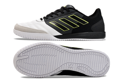 Men's Adidas Top Sala Competition IC Football Shoes - White/Black/Yellow