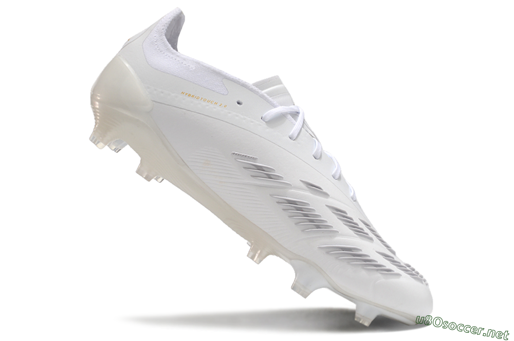 Men's Adidas Predator Elite 24 FG Football Boots - Beige/White/Gold 4