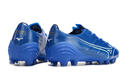 Men's Mizuno Monarcida Alpha FG Football Boots - Blue/White/Yellow