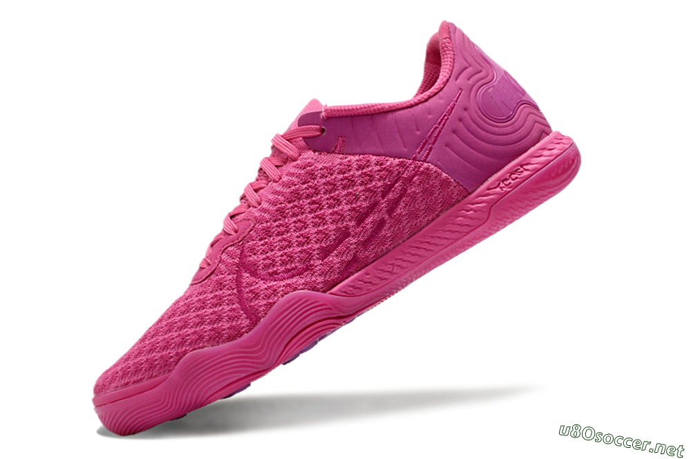 Men's Nike React Gato IC Football Shoes - Pink/Purple 4