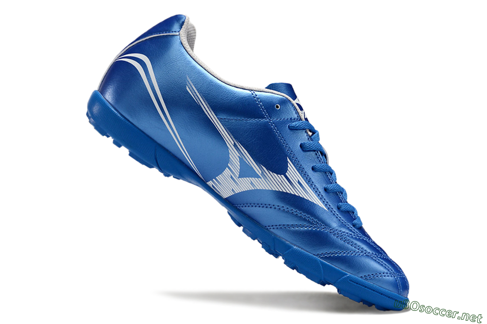 Men's Mizuno Monarcida Neo TF Football Shoes - Blue/White 4
