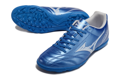 Men's Mizuno Monarcida Neo TF Football Shoes - Blue/White