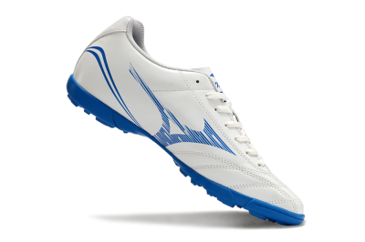 Men's Mizuno Monarcida Neo TF Football Shoes - White/Blue