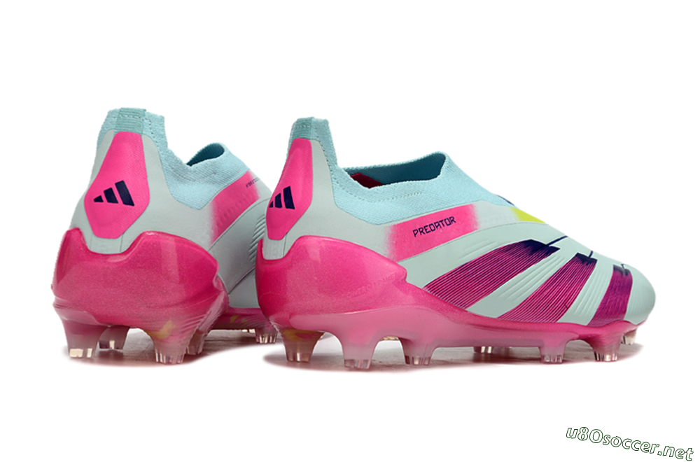 Men's Adidas Predator Accuracy+ FG Football Boots - Blue/Purple/Pink 6