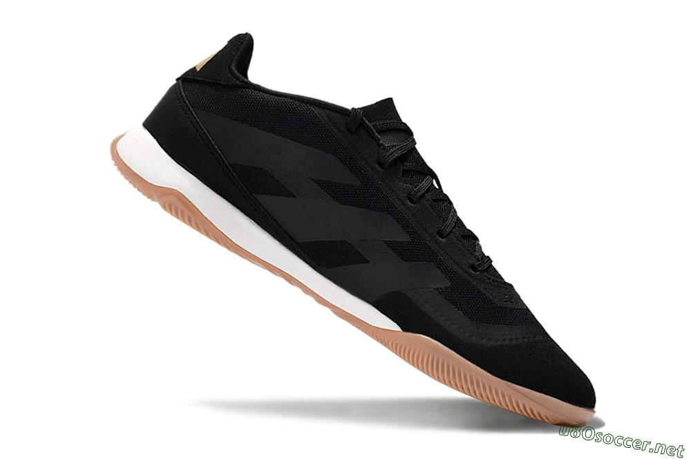 Men's Adidas Predator Elite 24 IC Football Shoes - Black/White/Brown 4