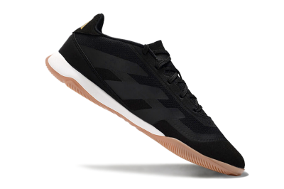 Men's Adidas Predator Elite 24 IC Football Shoes - Black/White/Brown