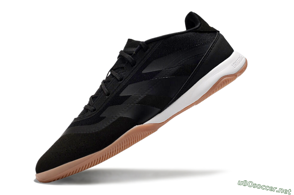 Men's Adidas Predator Elite 24 IC Football Shoes - Black/White/Brown 5
