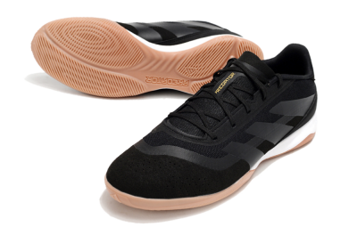 Men's Adidas Predator Elite 24 IC Football Shoes - Black/White/Brown