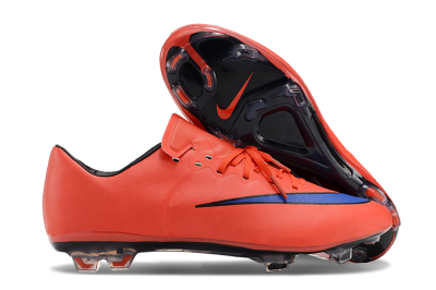 Men's Nike Mercurial Vapor 10 FG Football Boots - Red/Blue/Black
