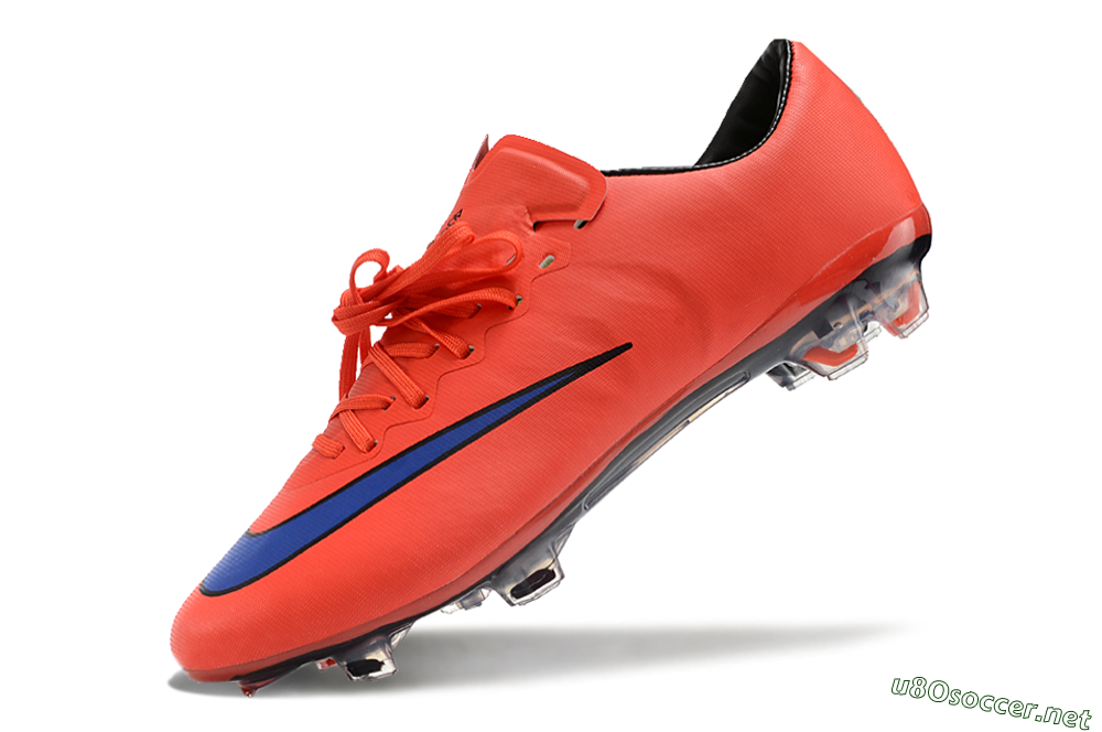 Men's Nike Mercurial Vapor 10 FG Football Boots - Red/Blue/Black 5