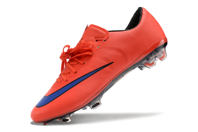 Men's Nike Mercurial Vapor 10 FG Football Boots - Red/Blue/Black
