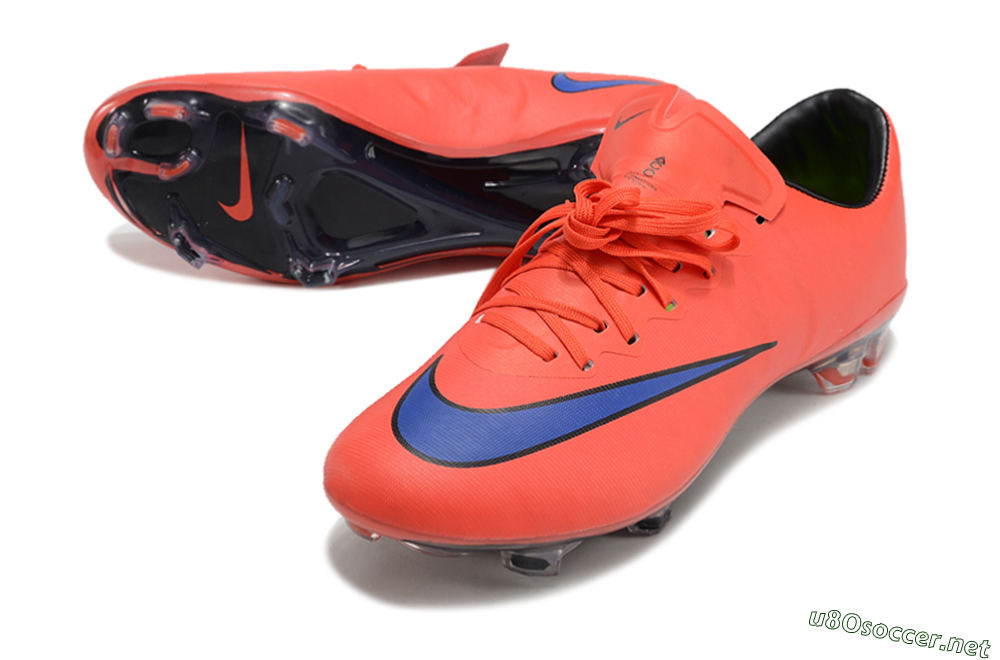 Men's Nike Mercurial Vapor 10 FG Football Boots - Red/Blue/Black 3