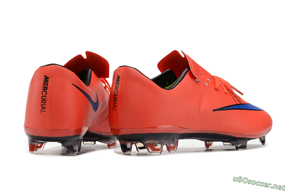 Men's Nike Mercurial Vapor 10 FG Football Boots - Red/Blue/Black 6