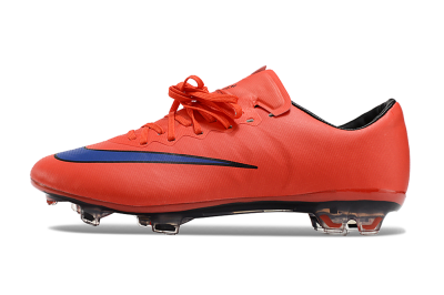 Men's Nike Mercurial Vapor 10 FG Football Boots - Red/Blue/Black