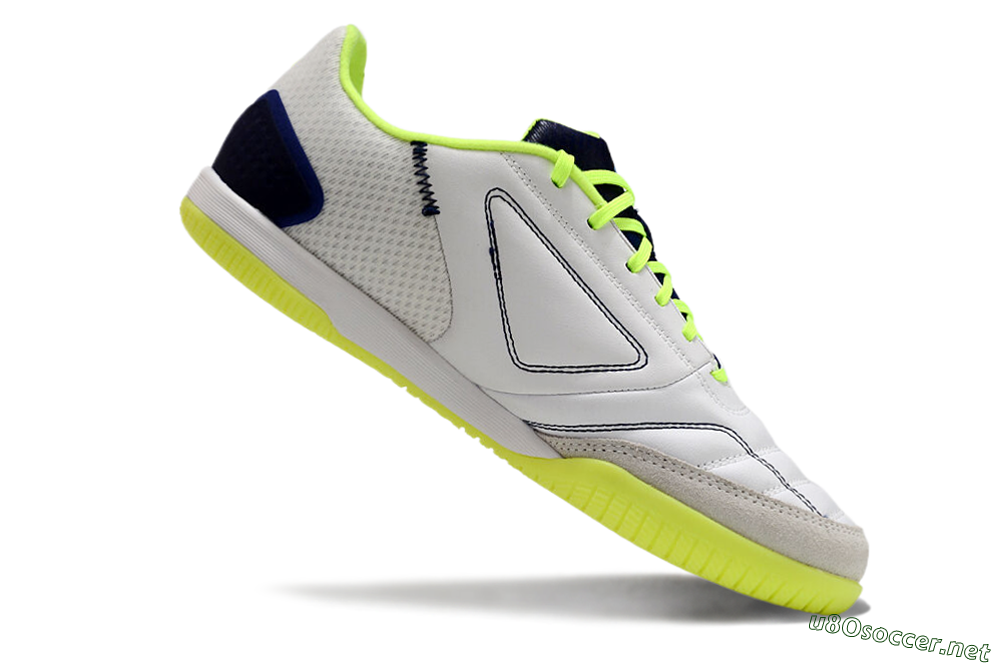 Men's Adidas Top Sala Competition IC Football Shoes - White/Blue/Yellow 4
