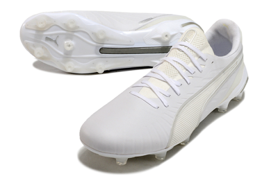 Men's Puma Ultra Ultimate AG Football Boots - White/Beige