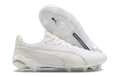 Men's Puma Ultra Ultimate AG Football Boots - White/Beige