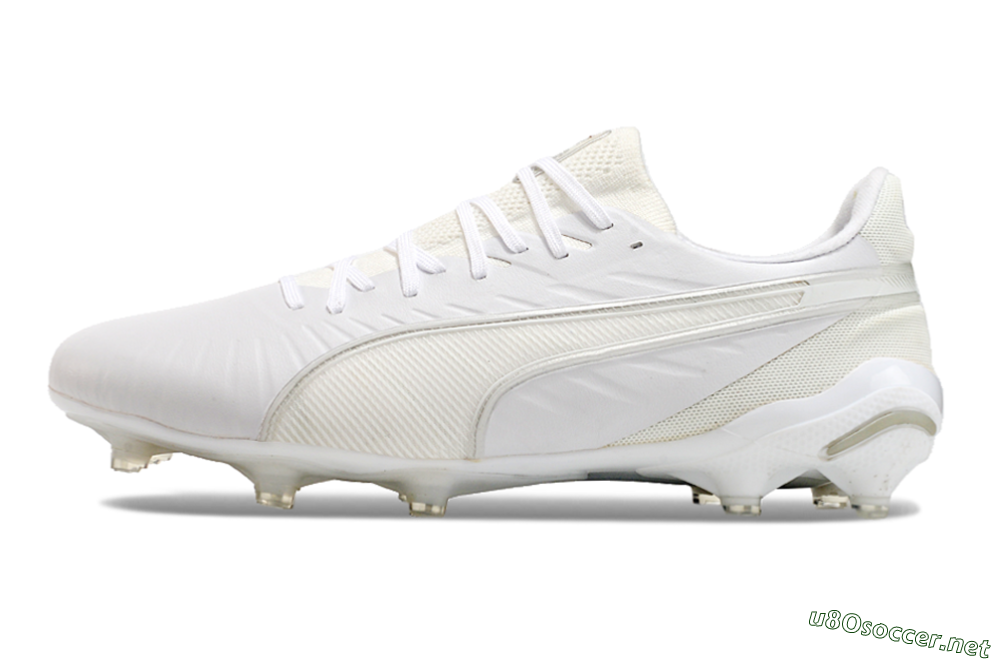 Men's Puma Ultra Ultimate AG Football Boots - White/Beige 0
