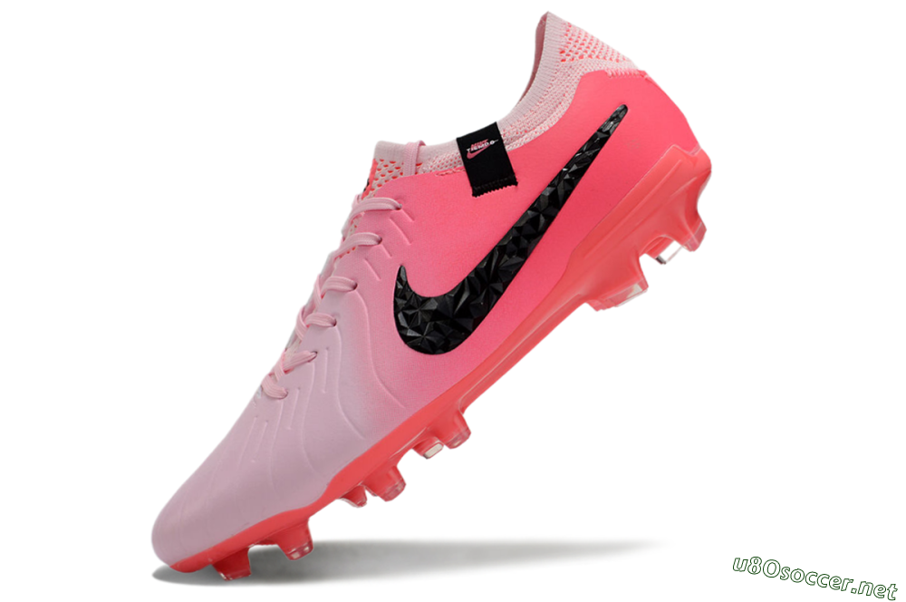 Men's Nike Tiempo Legend 10 Elite AG Football Shoes - Pink Foam/Black 5