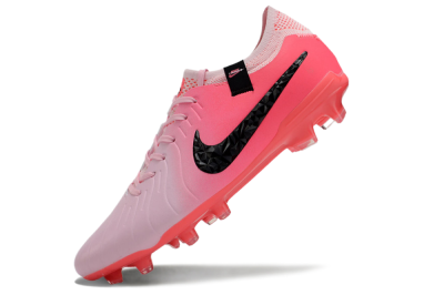 Men's Nike Tiempo Legend 10 Elite AG Football Shoes - Pink Foam/Black