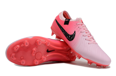Men's Nike Tiempo Legend 10 Elite AG Football Shoes - Pink Foam/Black