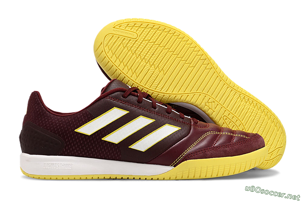 Men's Adidas Top Sala IC Football Shoes - Red/White/Yellow 2