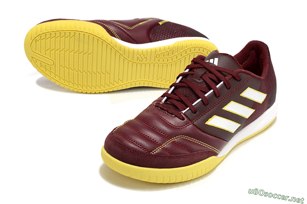 Men's Adidas Top Sala IC Football Shoes - Red/White/Yellow 3