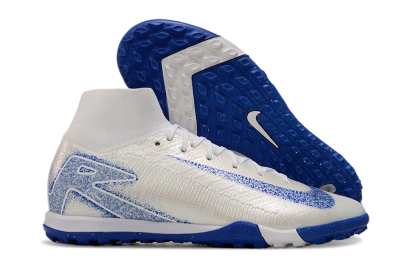 Unisex Nike Air Zoom Mercurial Superfly 10 Elite TF Football Shoes - Beige/Blue