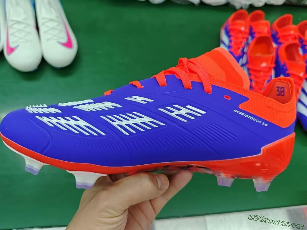 Men's Adidas Predator Elite FG Football Boots - Blue/White/Red