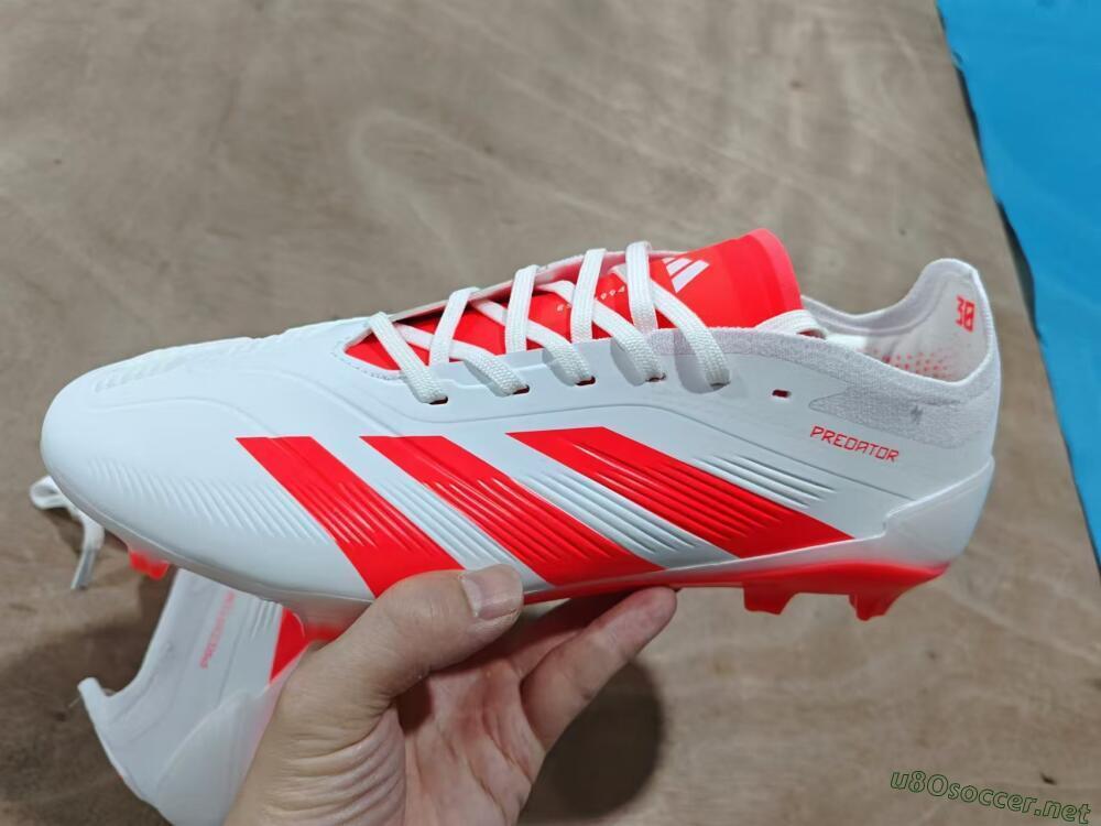 Men's Adidas Predator Accuracy.1 FG Football Boots - Beige/White/Red