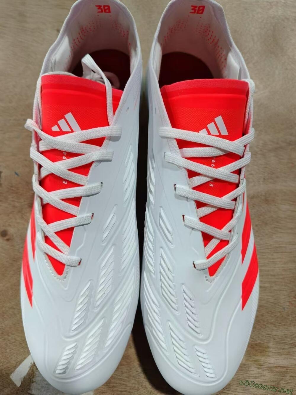 Men's Adidas Predator Accuracy.1 FG Football Boots - Beige/White/Red