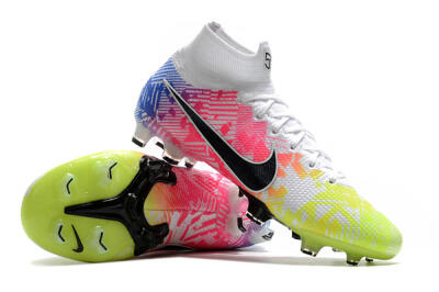 Men's Nike Mercurial Superfly 7 Elite FG Football Boots - Yellow/Pink/Blue