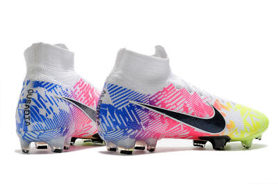 Men's Nike Mercurial Superfly 7 Elite FG Football Boots - Yellow/Pink/Blue