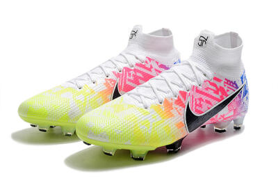 Men's Nike Mercurial Superfly 7 Elite FG Football Boots - Yellow/Pink/Blue