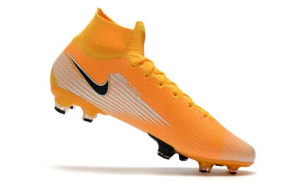 Men's Nike Mercurial Superfly 7 Elite FG Football Boots - Orange/White/Black