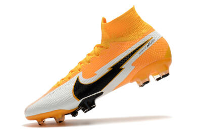 Men's Nike Mercurial Superfly 7 Elite FG Football Boots - Orange/White/Black