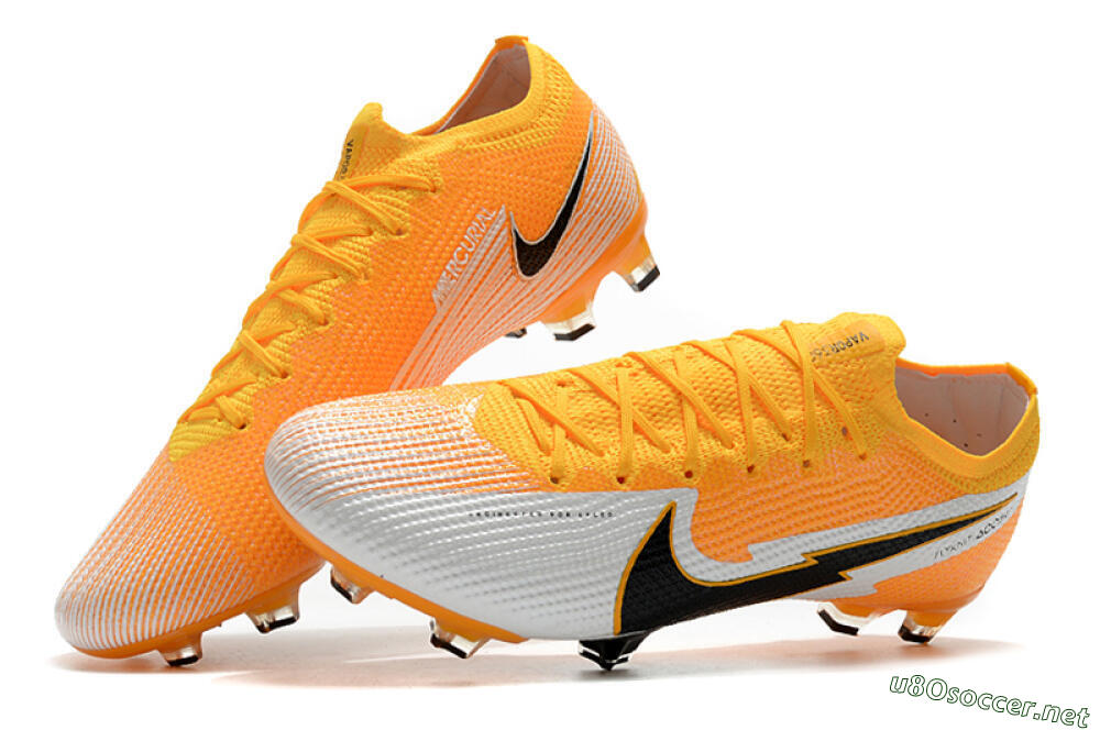 Men's Nike Mercurial Vapor 13 Elite FG Football Boots - Orange/White/Black 6