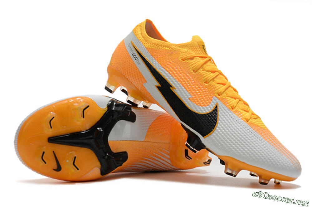Men's Nike Mercurial Vapor 13 Elite FG Football Boots - Orange/White/Black 4