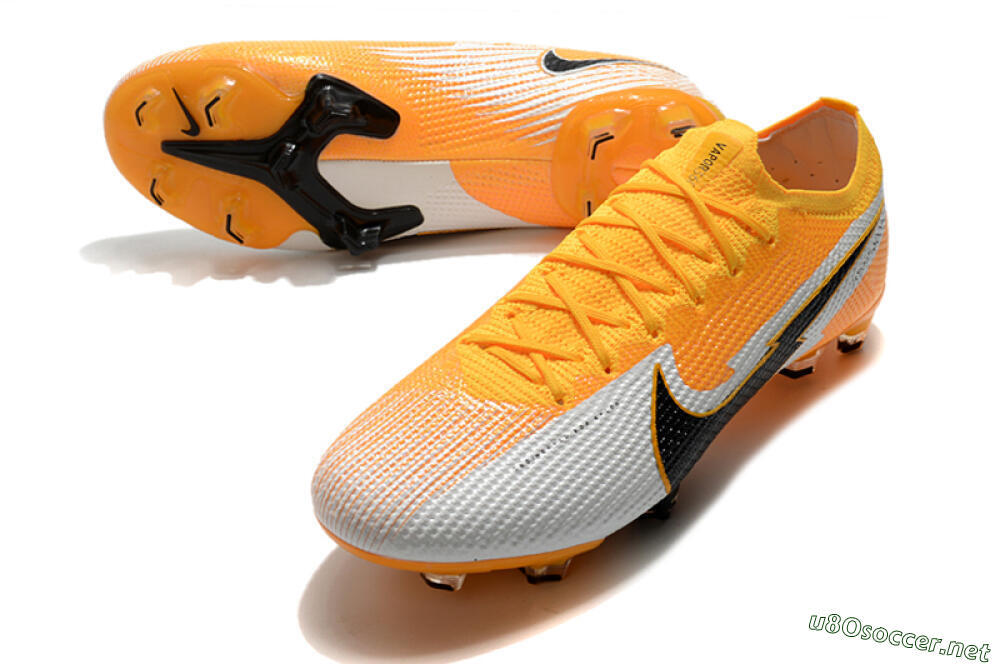 Men's Nike Mercurial Vapor 13 Elite FG Football Boots - Orange/White/Black 3