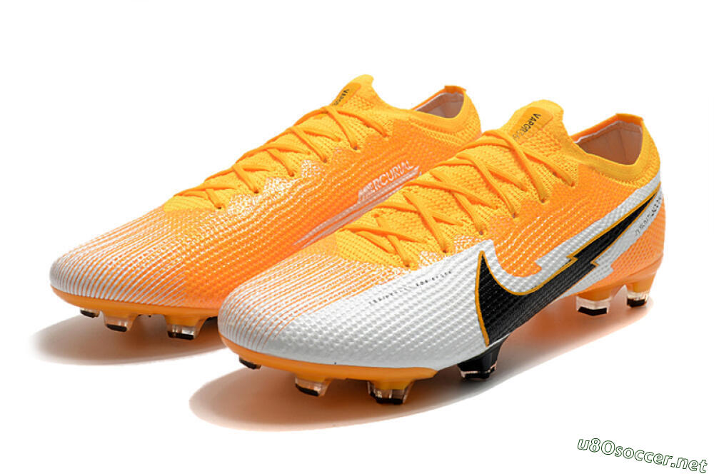Men's Nike Mercurial Vapor 13 Elite FG Football Boots - Orange/White/Black 5