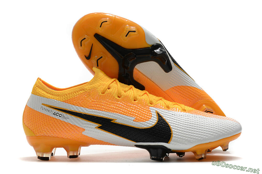 Men's Nike Mercurial Vapor 13 Elite FG Football Boots - Orange/White/Black 2