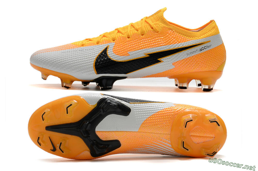 Men's Nike Mercurial Vapor 13 Elite FG Football Boots - Orange/White/Black 1