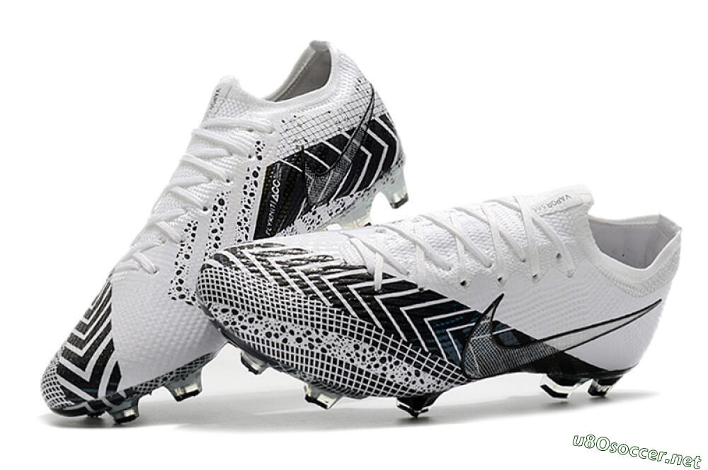 Men's Nike Mercurial Vapor 13 Elite FG Football Boots - Black/White/Blue 6