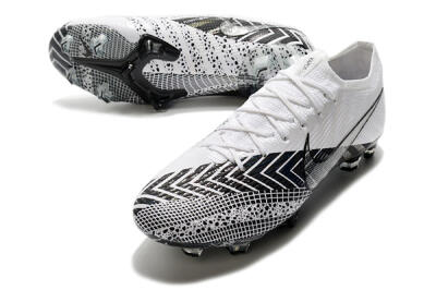 Men's Nike Mercurial Vapor 13 Elite FG Football Boots - Black/White/Blue
