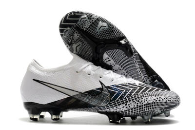 Men's Nike Mercurial Vapor 13 Elite FG Football Boots - Black/White/Blue