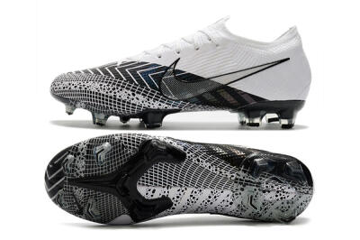 Men's Nike Mercurial Vapor 13 Elite FG Football Boots - Black/White/Blue